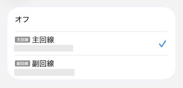 iPhoneでのモバイルデータ通信の設定方法（複数のSIMがある場合）