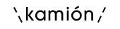 kamión