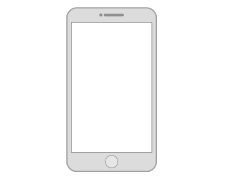 スマートフォンのイラスト