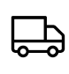 配送トラックのアイコン